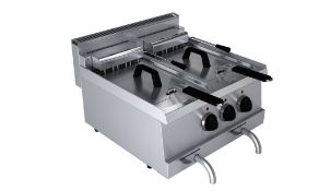 Fryer - twin tank, counter top - 15kW - 600W - Electric - RG6F200E