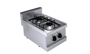 Boiling top with 2 burners - 2 x 3.25kW - 400W - GAS - RG6K100G