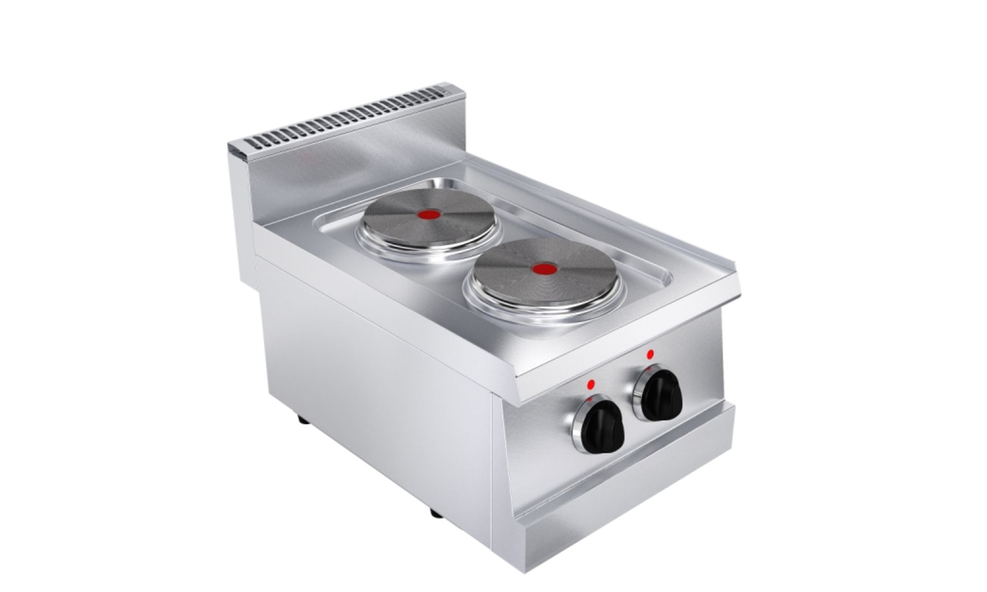 Boiling top with 2 round plates - 2 x 1.5kW - 400W - Electric - RG6K100E