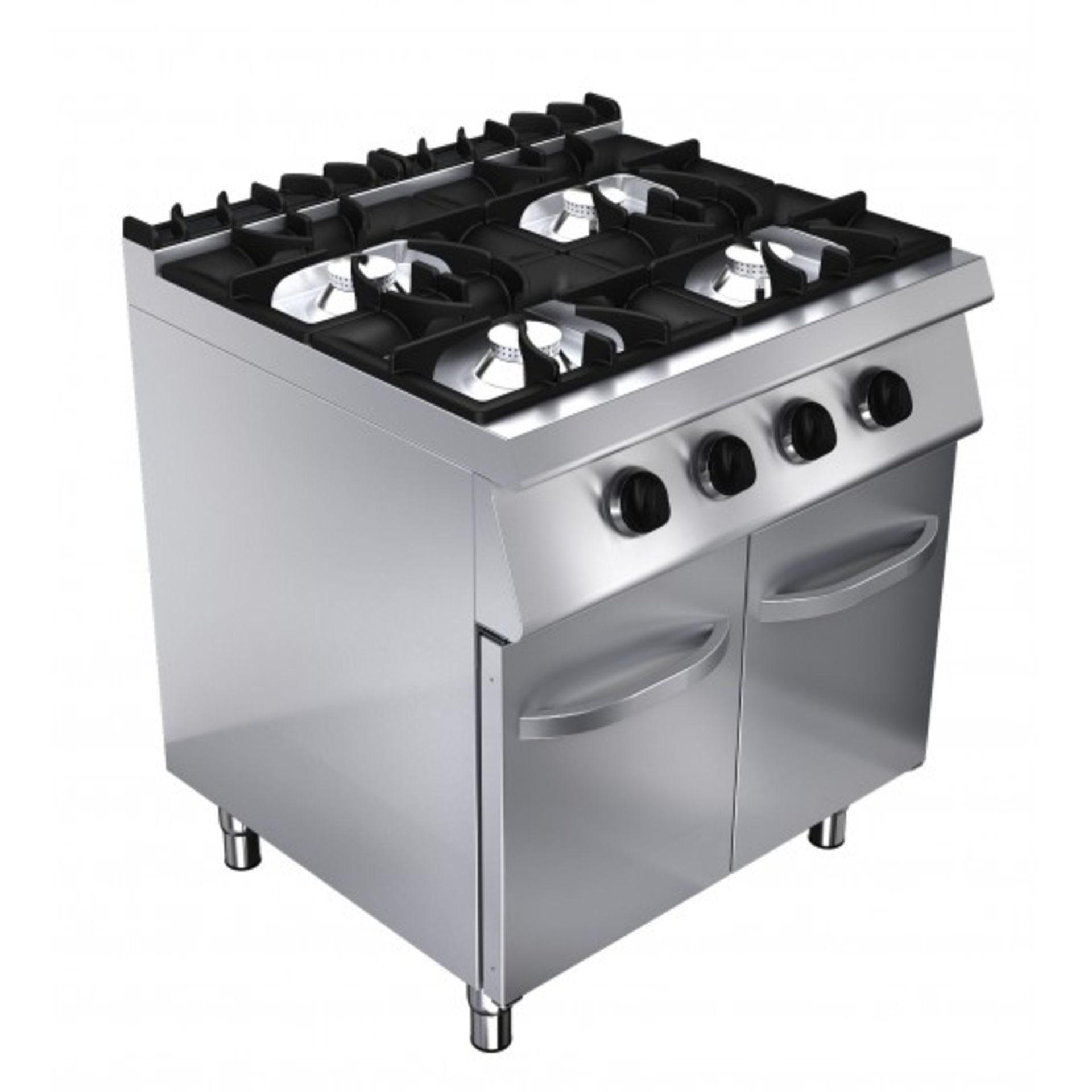 Boiling top, 4 burners, cupboard - 26kW - 800W x 730D x 900H - GAS - RG7K200G