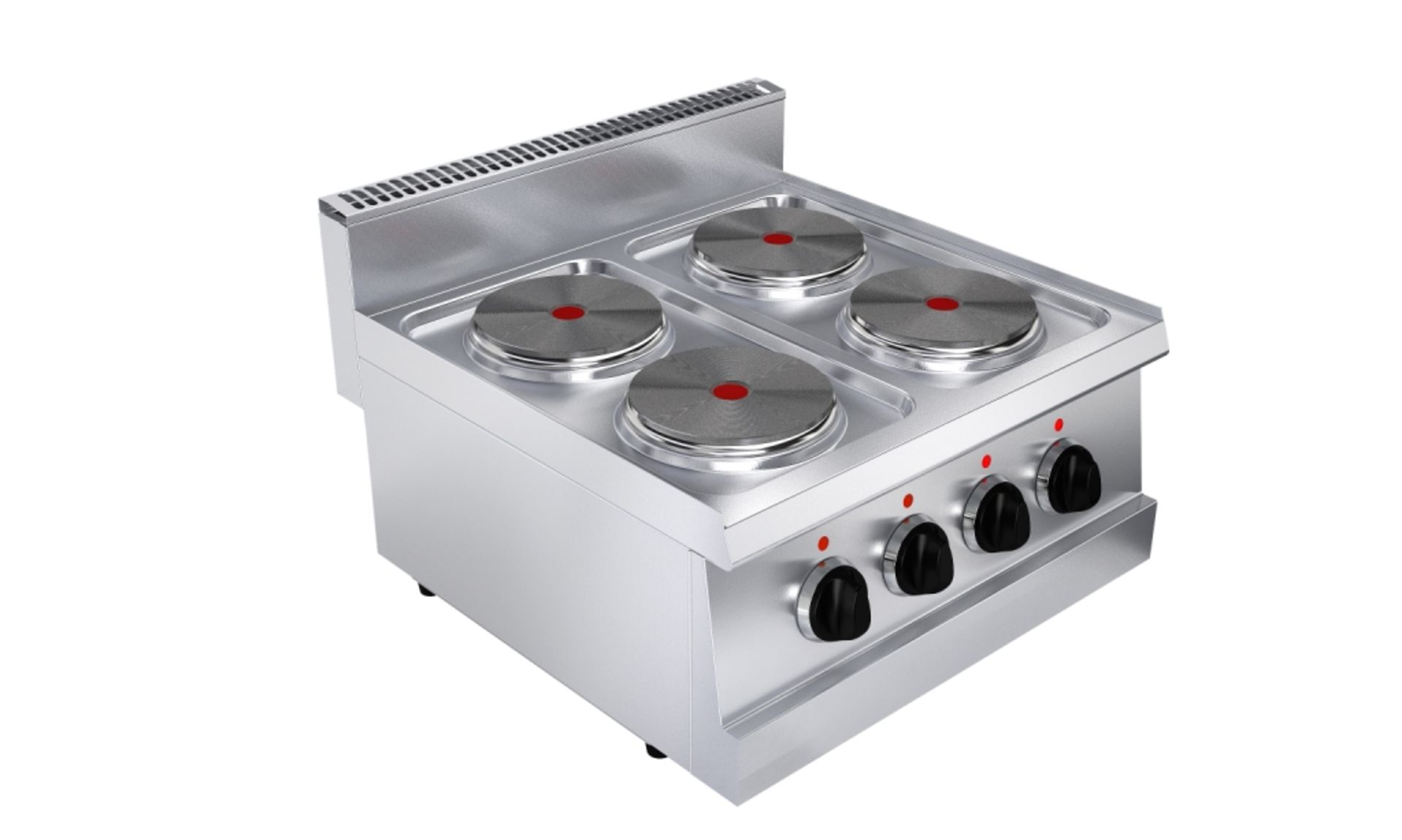 Boiling top with 4 round plates - 4 x 1.5kW - 600W - Electric - RG6K200E