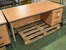 Office Desk L1540 x W750 x H730mm.