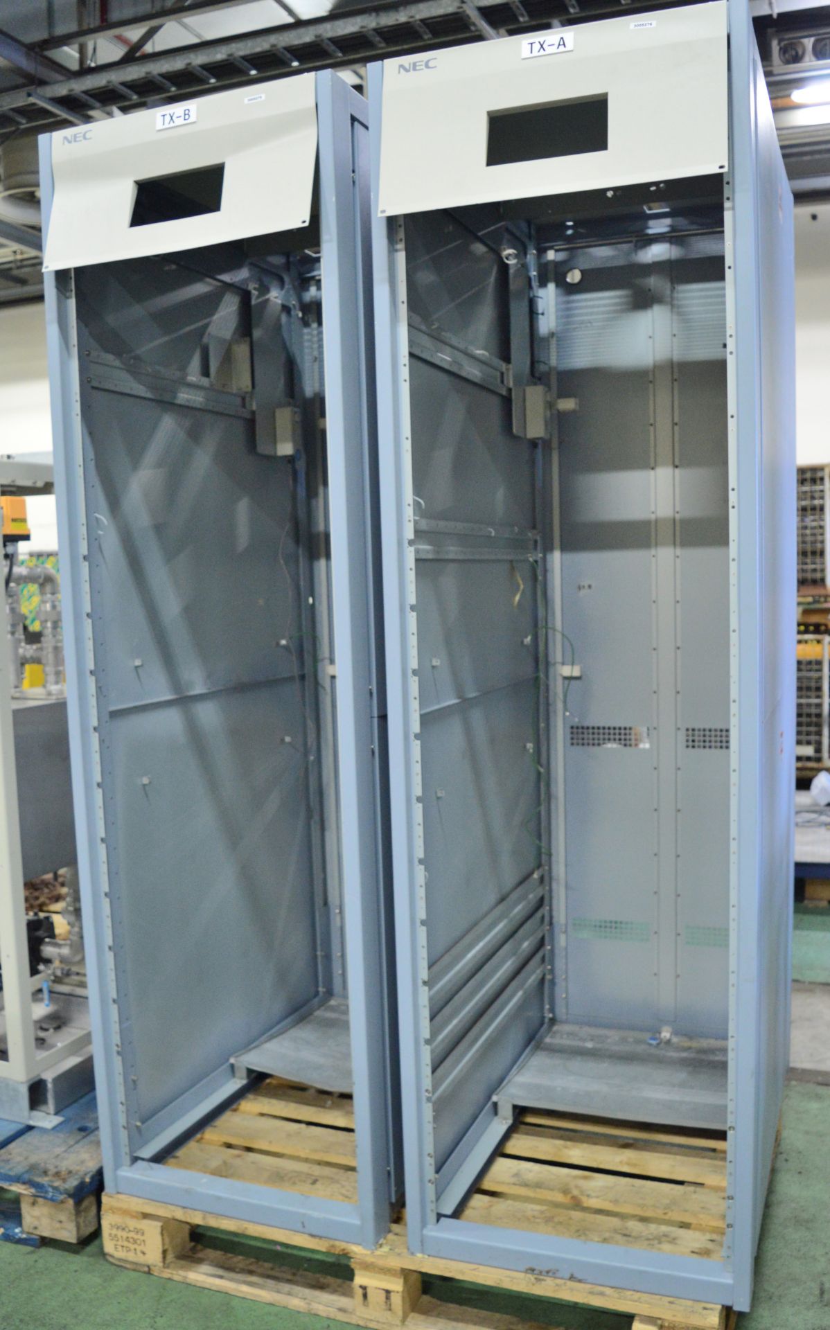 Equipment Cabinets W 590 x D 1000 x H 2000mm.