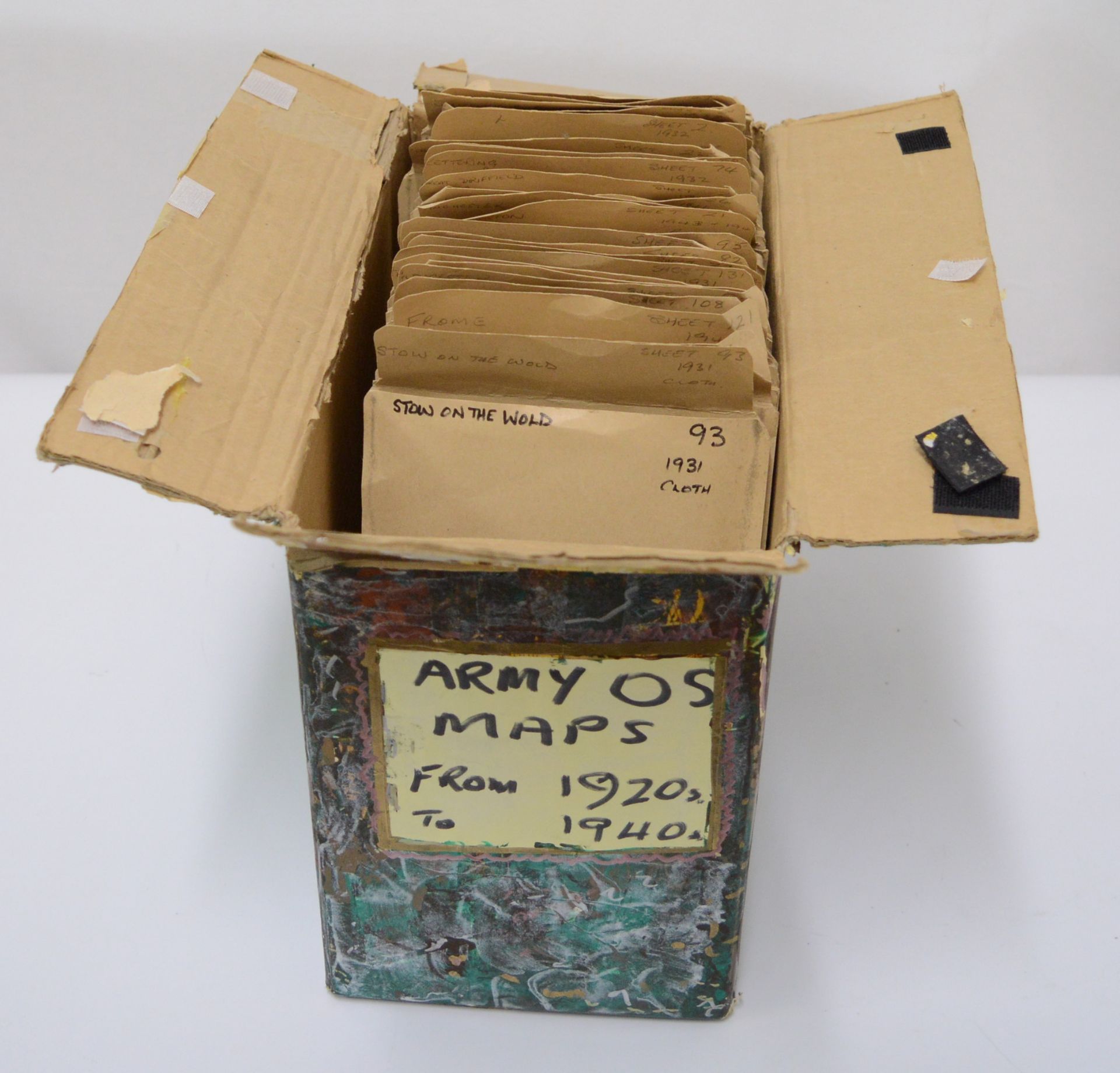 29x Army OS Maps 1920s to 1940s - inc Kettering & Huntingdon, Alnwick & Rothbury.