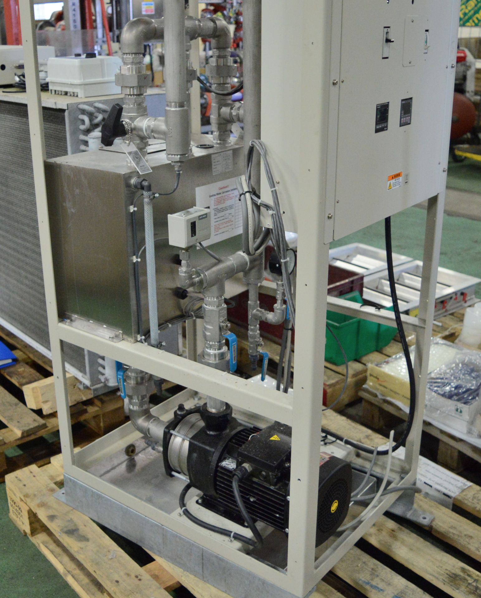 Grundfos CH8-60 1880W Pump, Stainless Steel Pipework, Control Panel - All in frame. - Image 2 of 3