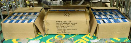 3x Boxes Fisher Price Power Wheels Lead Acid Batteries 6V - 20 per box.