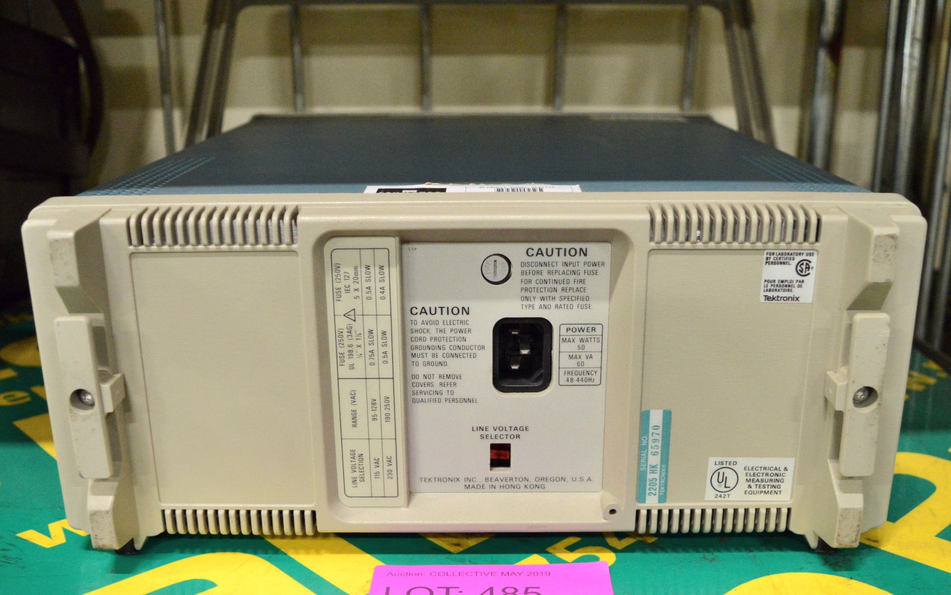 Tektronix 2205 Oscilloscope 20Mhz. - Image 2 of 2