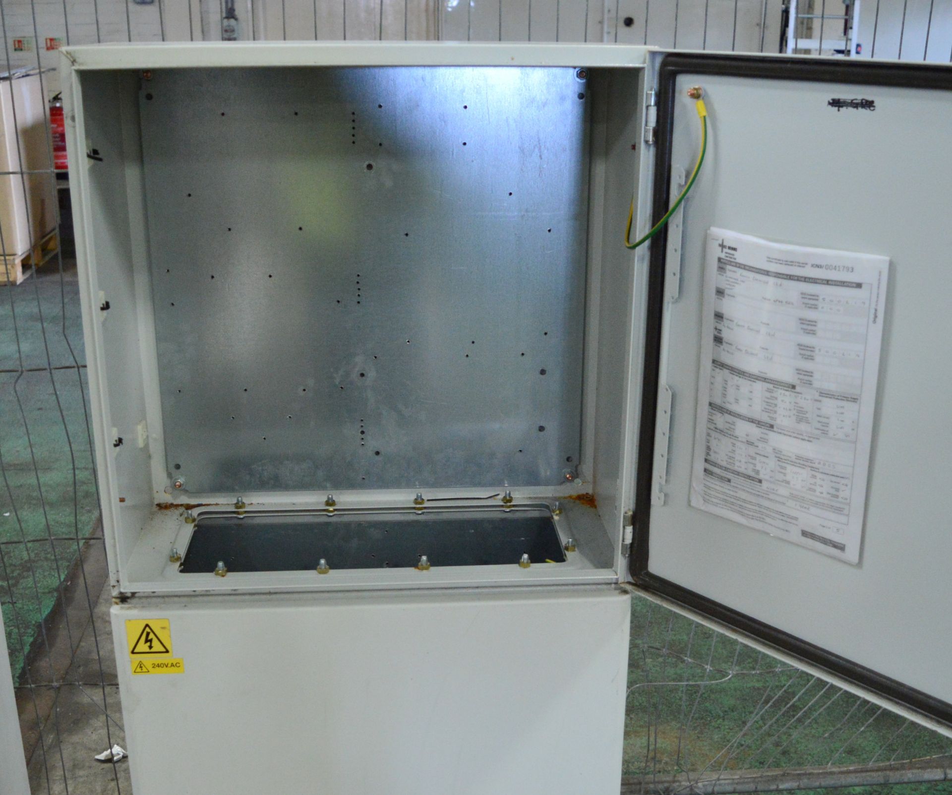 2x Coupled Schneider NSYS3D6630P Steel Enclosures - Each 600 x 600 x 300mm. - Image 2 of 2