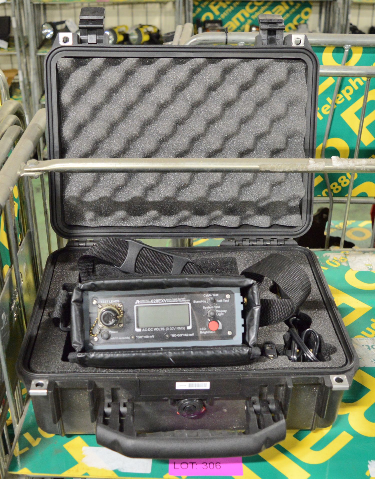 Amptec 620EXV Digital Voltmeter in Peli Case.