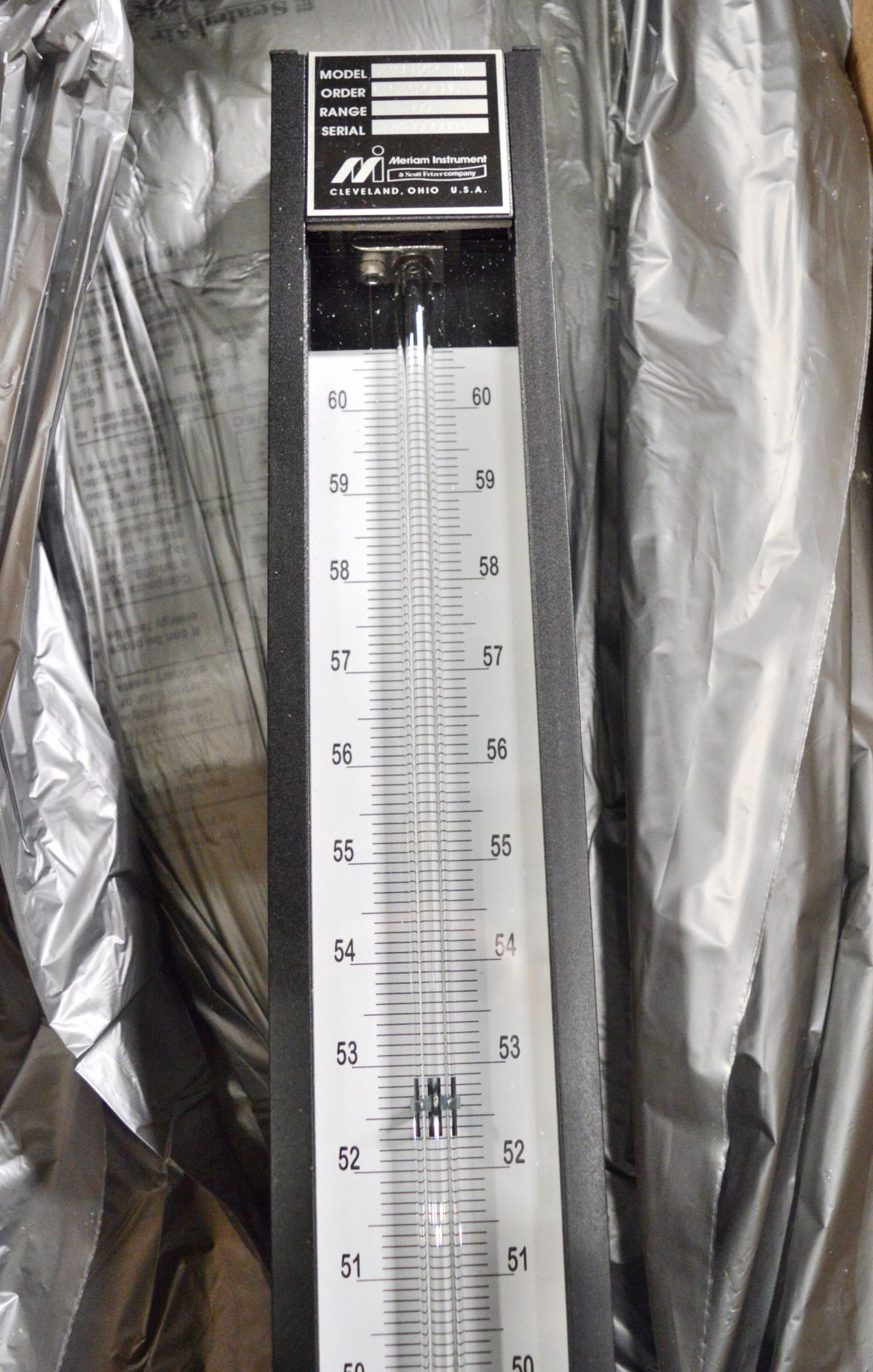 Meriam Instruments Z30EBX 25TM Manometer - Height 1700mm. - Image 2 of 3