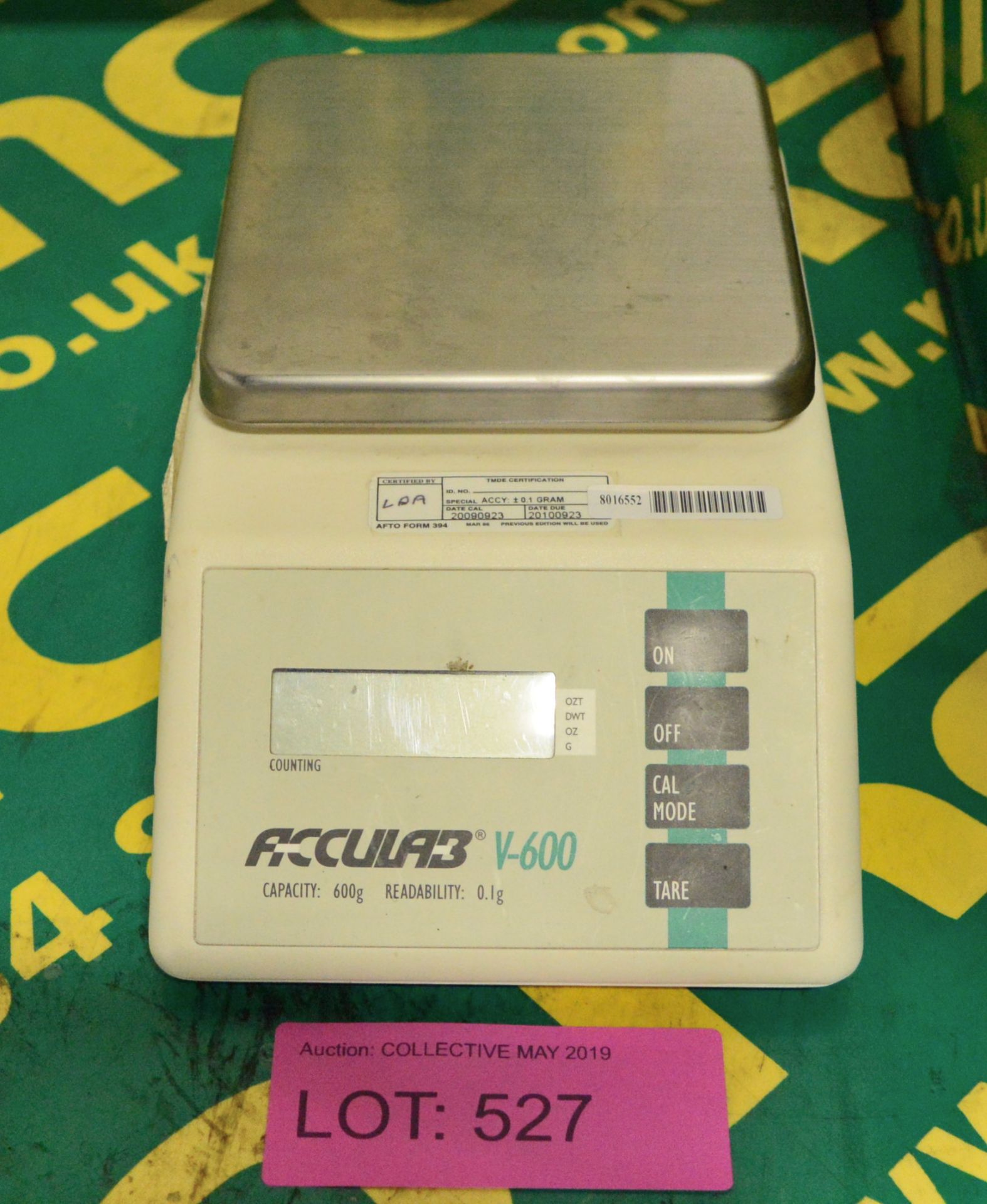 Acculab V-600 Scales 600g.