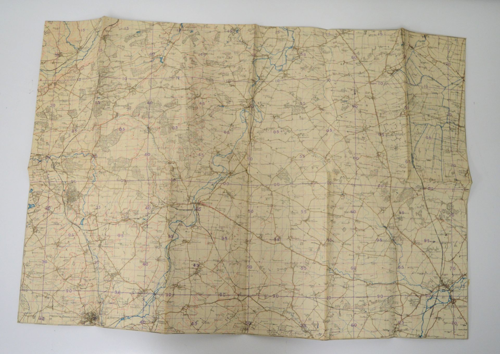29x Army OS Maps 1920s to 1940s - inc Kettering & Huntingdon, Alnwick & Rothbury. - Image 4 of 4