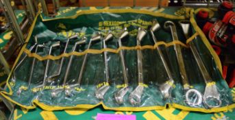 Set of 12 Ring Spanners.