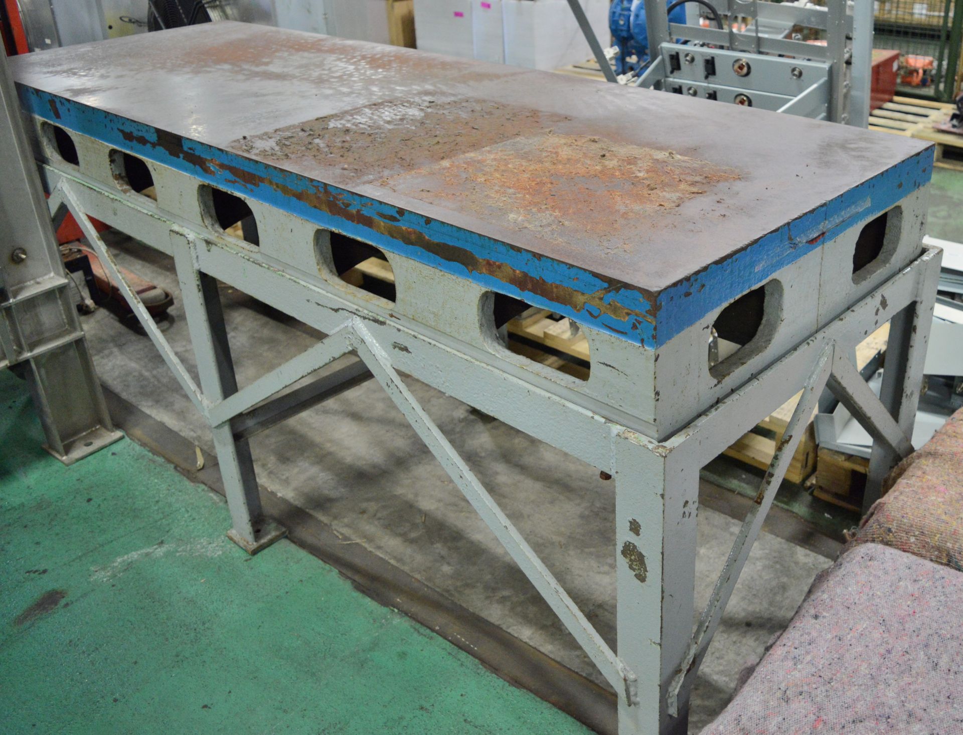 Cast Iron Surface Table 2300 x 720mm.