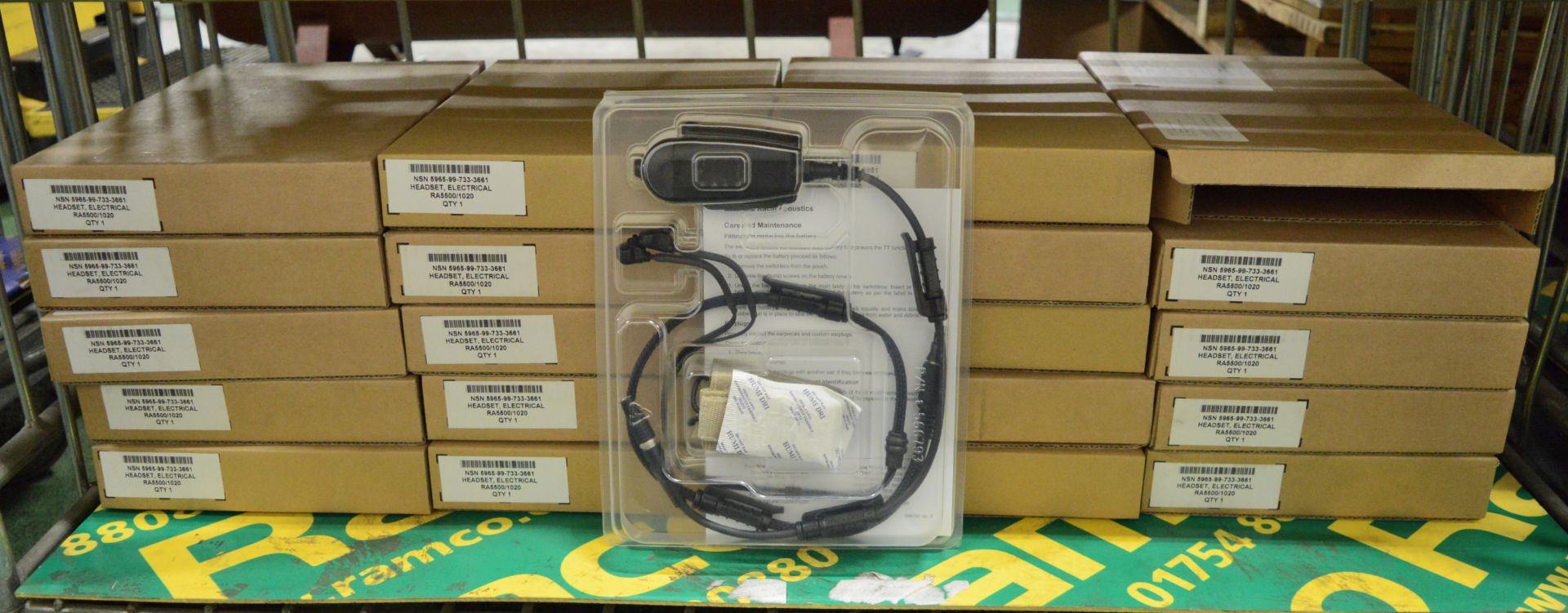 20x Racal RA5500/1020 Frontier 1000 Headsets.