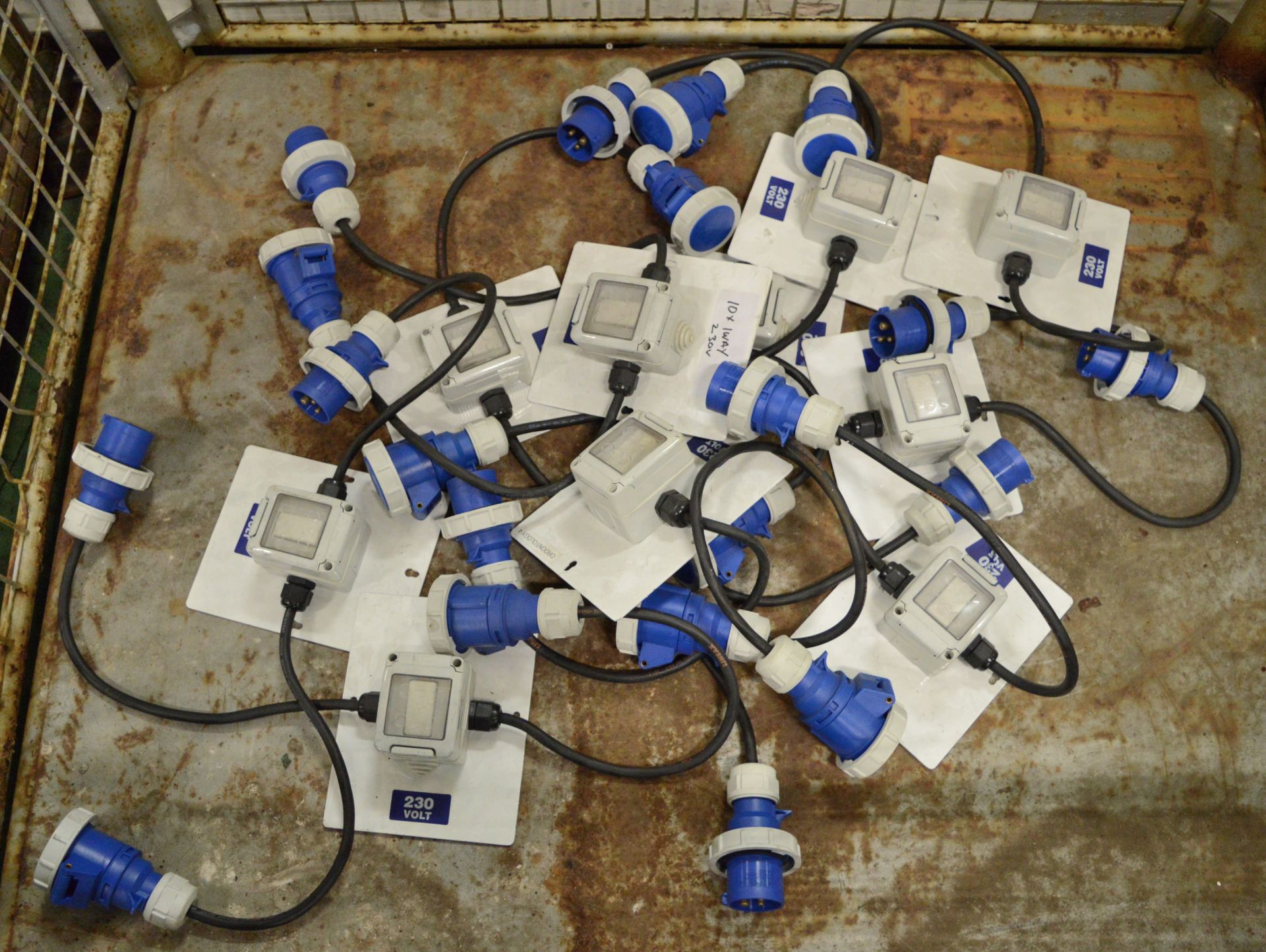 10x 230V Switches with Plug & Socket.