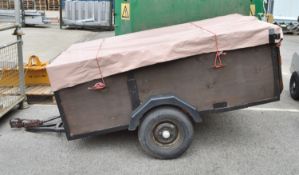 Trailer 2m x 1.2m with Electrics. Carrying Capacity approx 400kg. New Tyres.