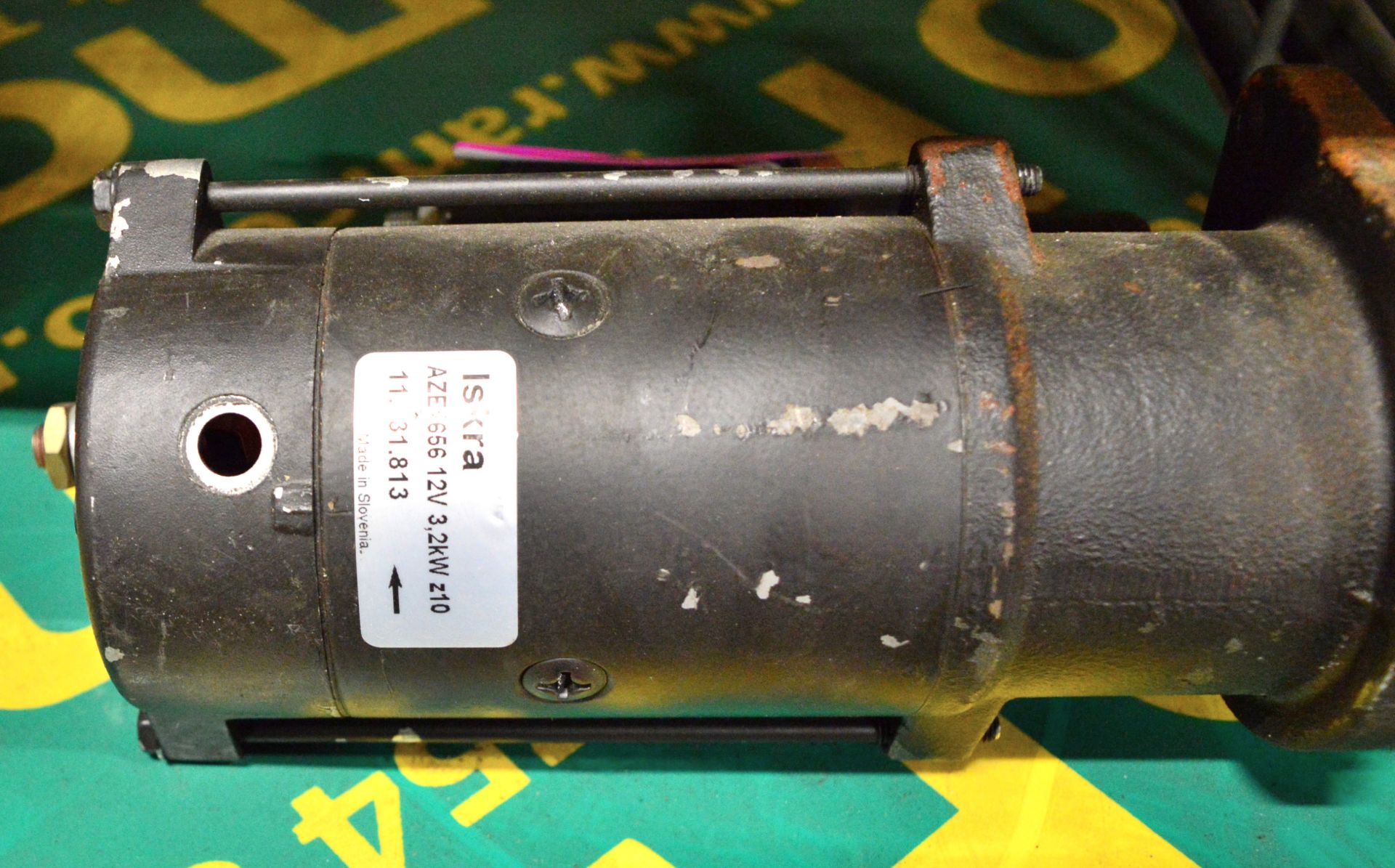 Iskra 12V Starter Motor (As new). - Image 2 of 2