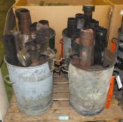 4x Dustbin Heater Assemblies