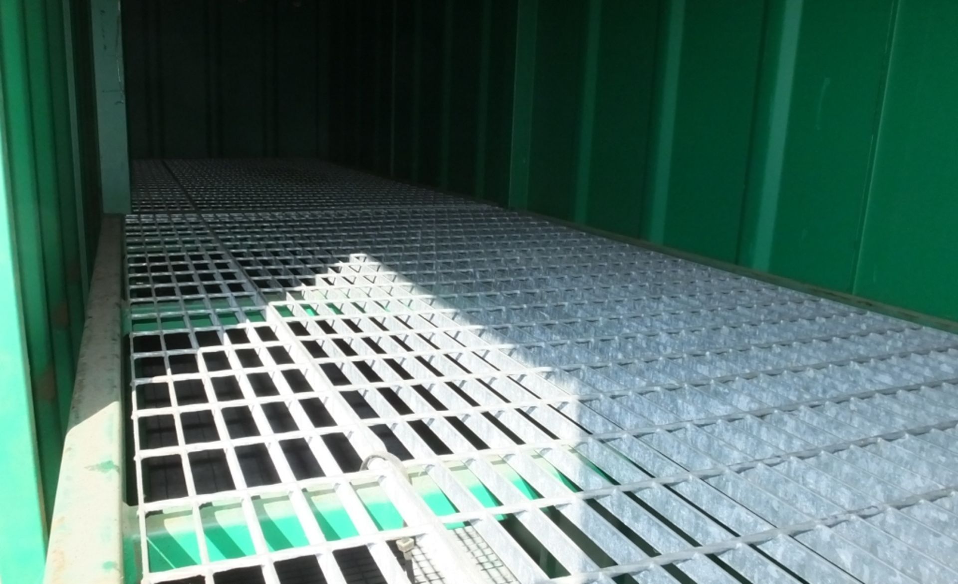 2 Shelf Pallet storage container with drip catch shelving - Image 2 of 3