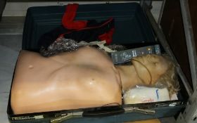 Resusci Anne first aid training dummy in carry case