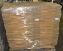 155x Flat packed cardboard boxes 480 x 285 x 242mm