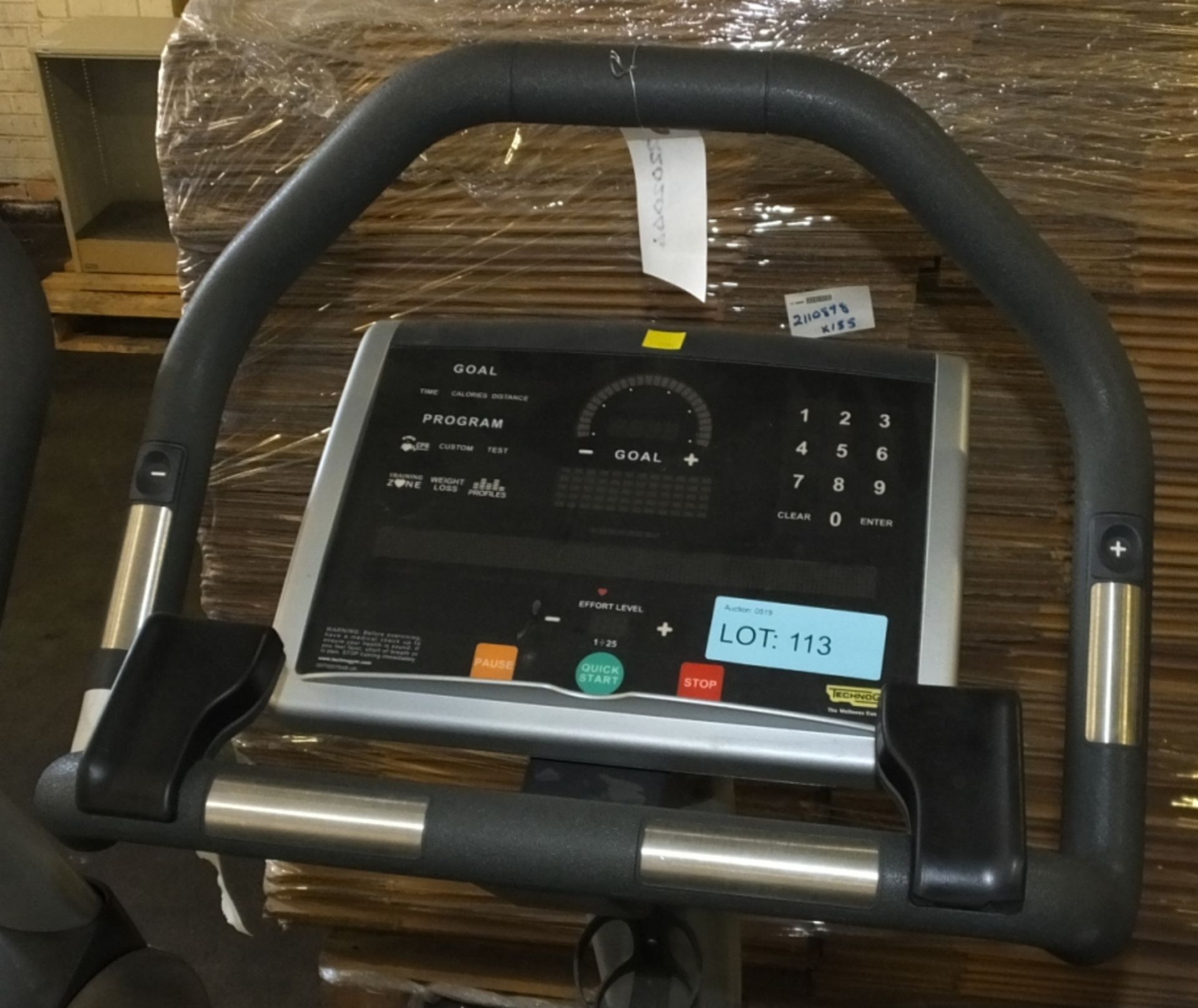 TechnoGym Exercise Bike - Image 2 of 2