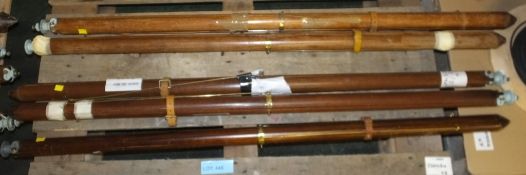 5x Compass Wooden Tripods