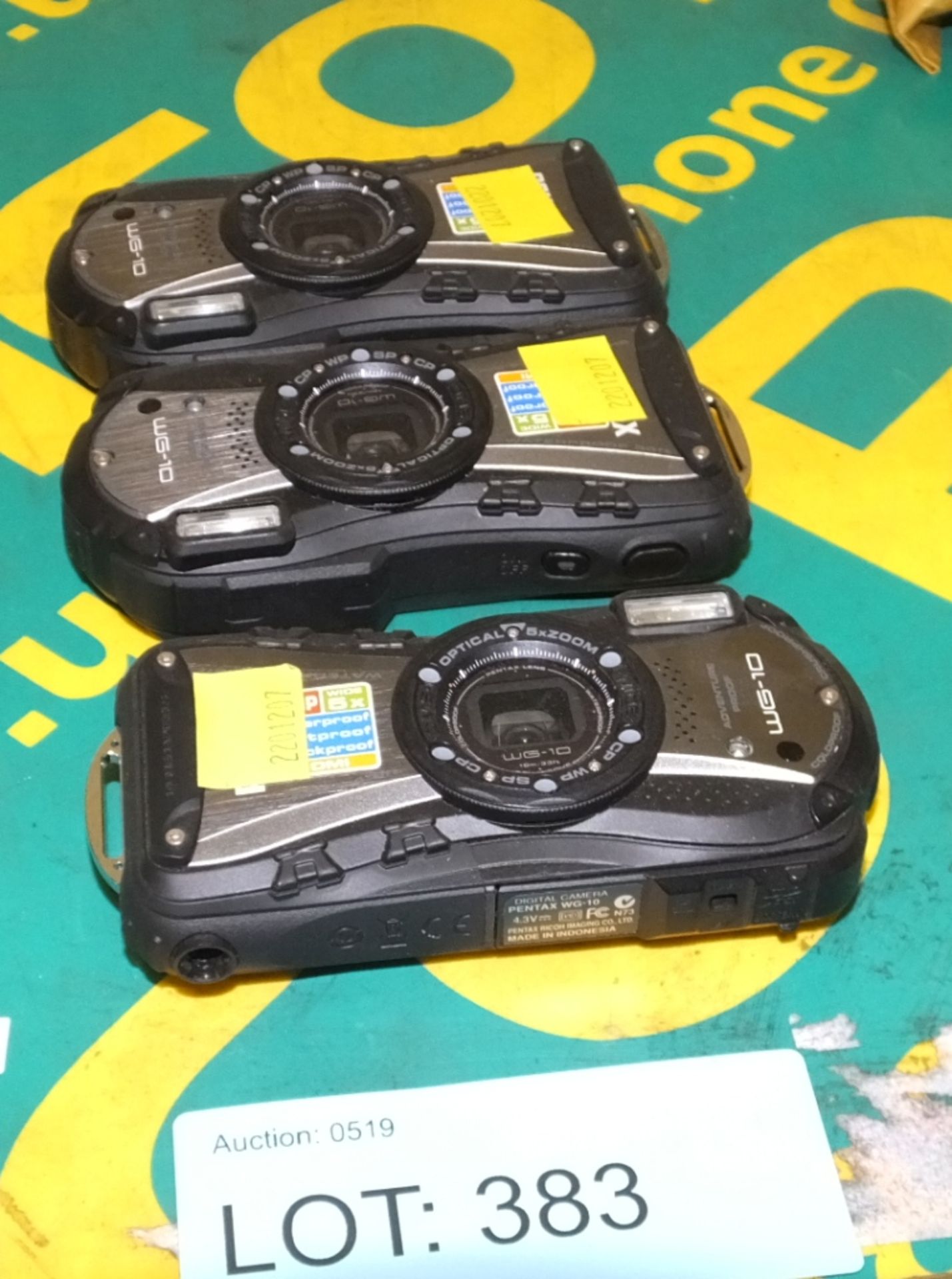 3x Pentax WG - 10 Digital Cameras