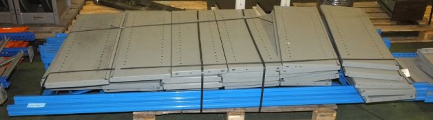 Racking Blue + Metal Shelf L2480 x W980 x H2400