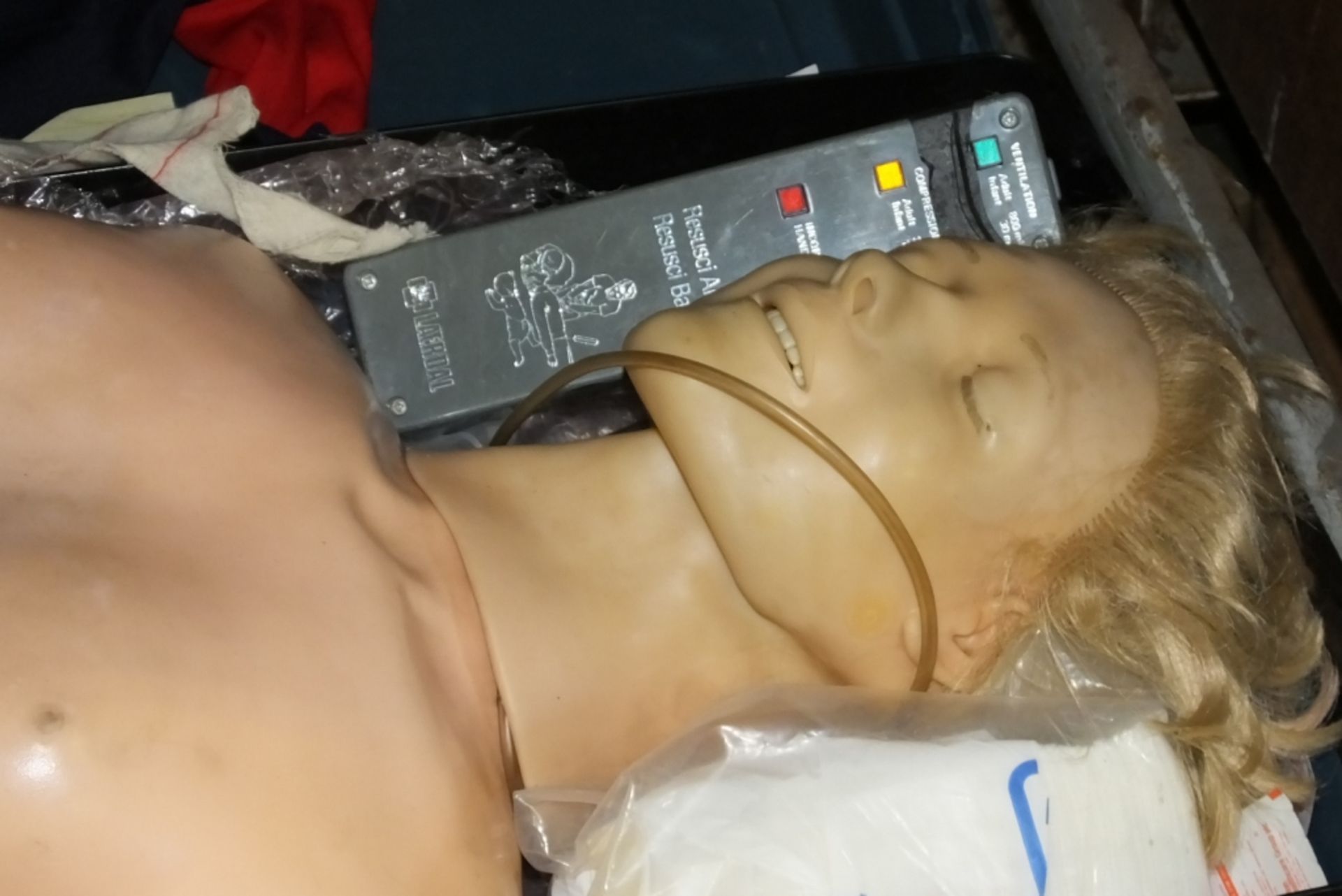 Resusci Anne first aid training dummy in carry case - Image 2 of 2