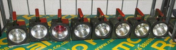 8x Railway Handlamps