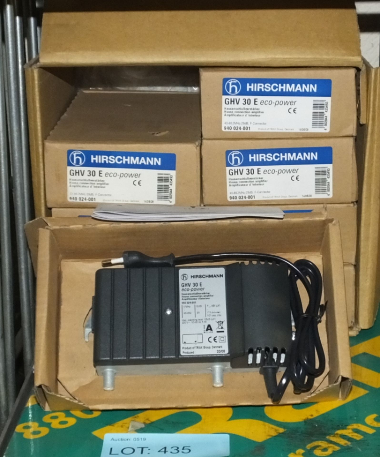 8x GHV 30-E Connection Amplifier Units