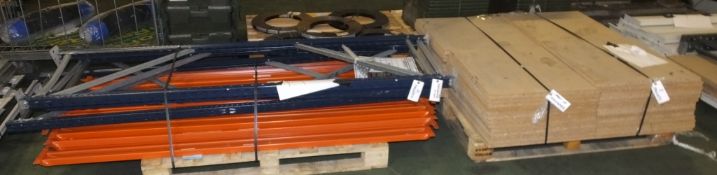 Racking Dark Blue / Orange Set + Minus Shelfing L1880 x W600 x H2020
