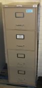 4 Drawer Filing Cabinet L470 x W620 x H1320