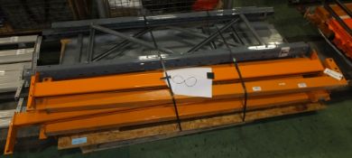 Racking Grey / Orange + Metal Shelf L1910 x W600 x H1830