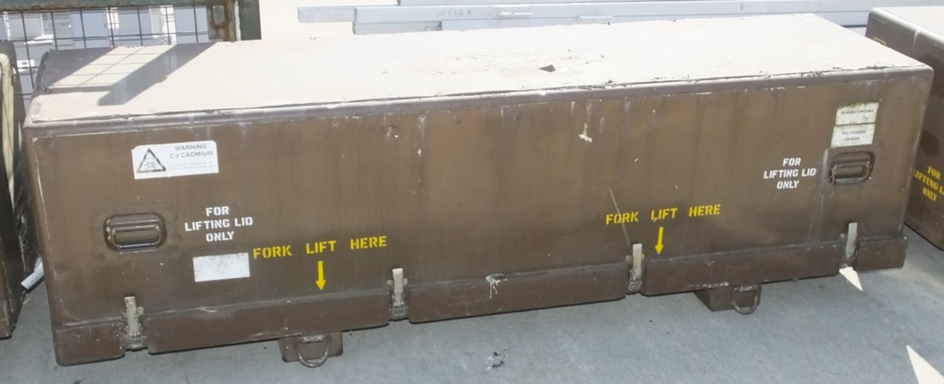 Large Brown Ammo Storage Case