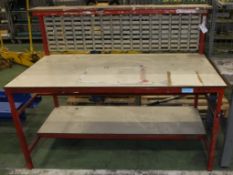 Adjustable racking Bench H900 x W1820 x D900