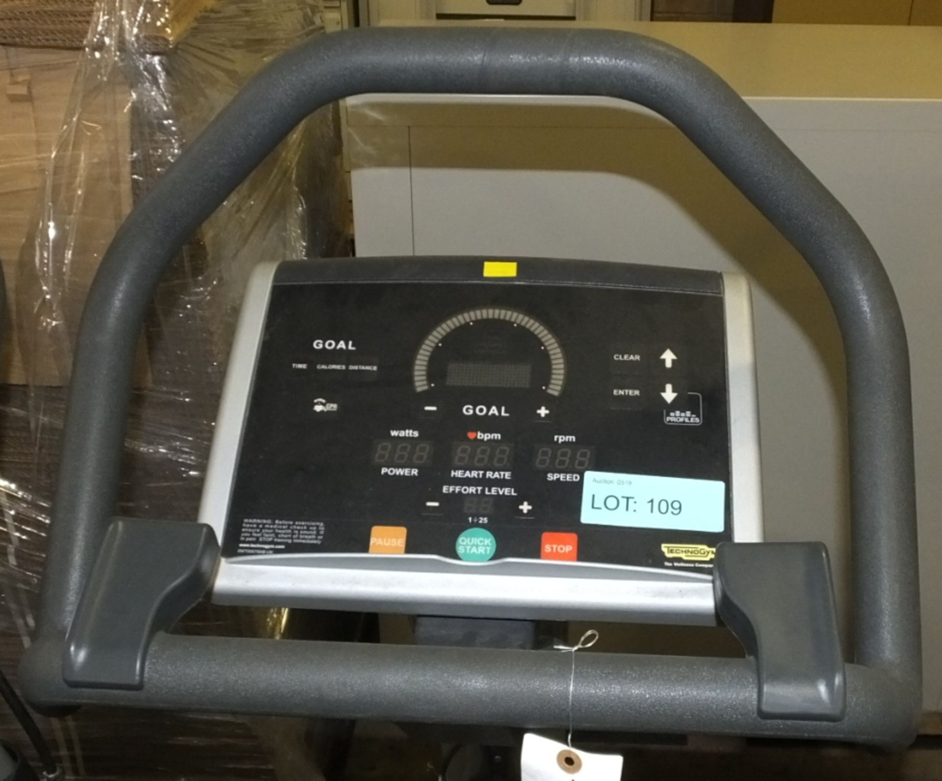 TechnoGym Exercise Bike - Image 2 of 2