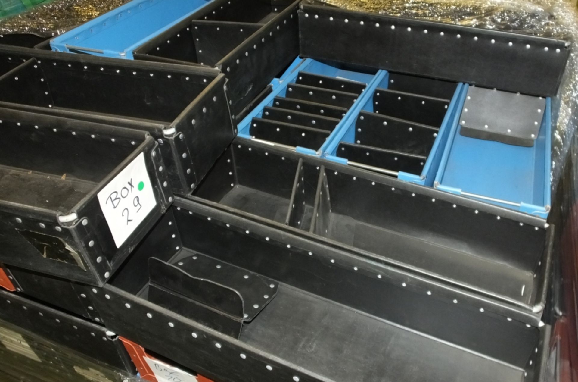 96x Fibreboard storage boxes / trays - Bild 2 aus 2
