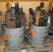 4x Dustbin Heater Assemblies