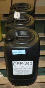 3x 25LTR - OEP-240 Gear Oil - COLLECTION ONLY