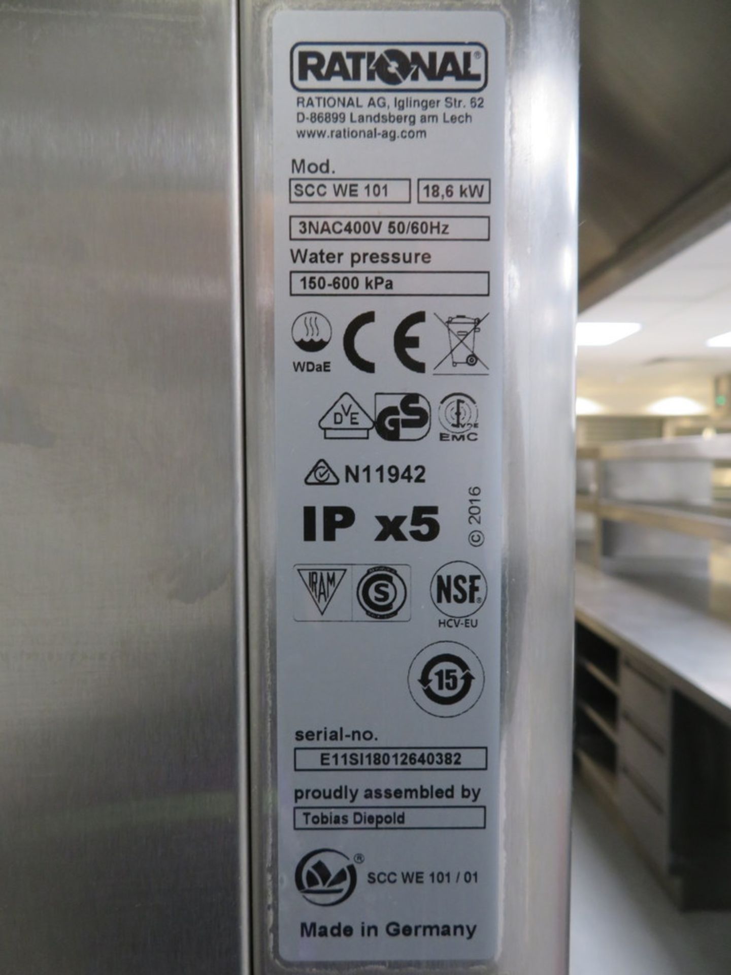 2018 RATIONAL MODEL SCC WE 101 SELF COOKING CENTER - Image 11 of 11