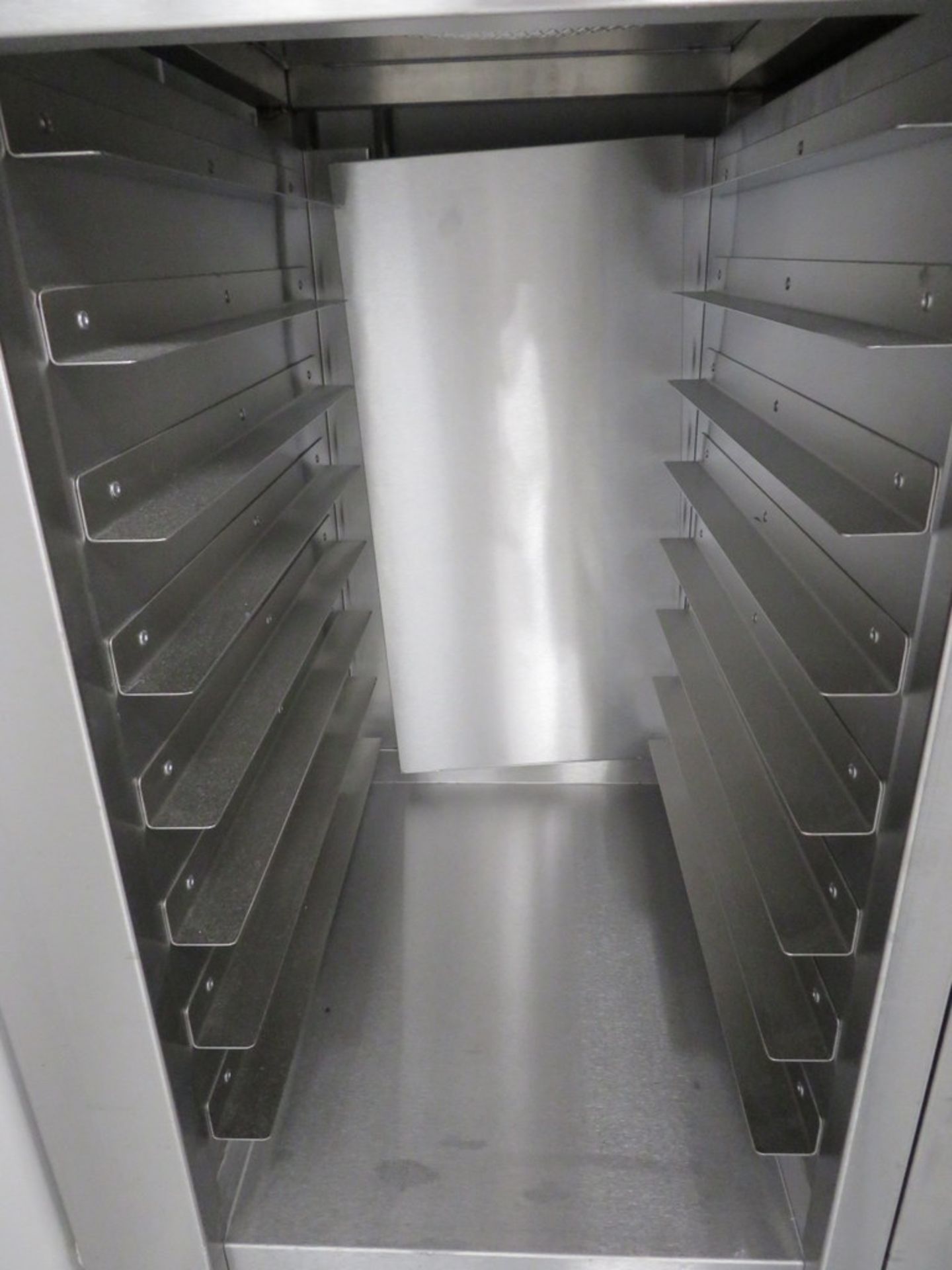 STAINLESS STEEL PREP UNIT WITH CUPBOARD DOORS - Image 2 of 3