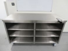 MOBILE STAINLESS STEEL PREP UNIT
