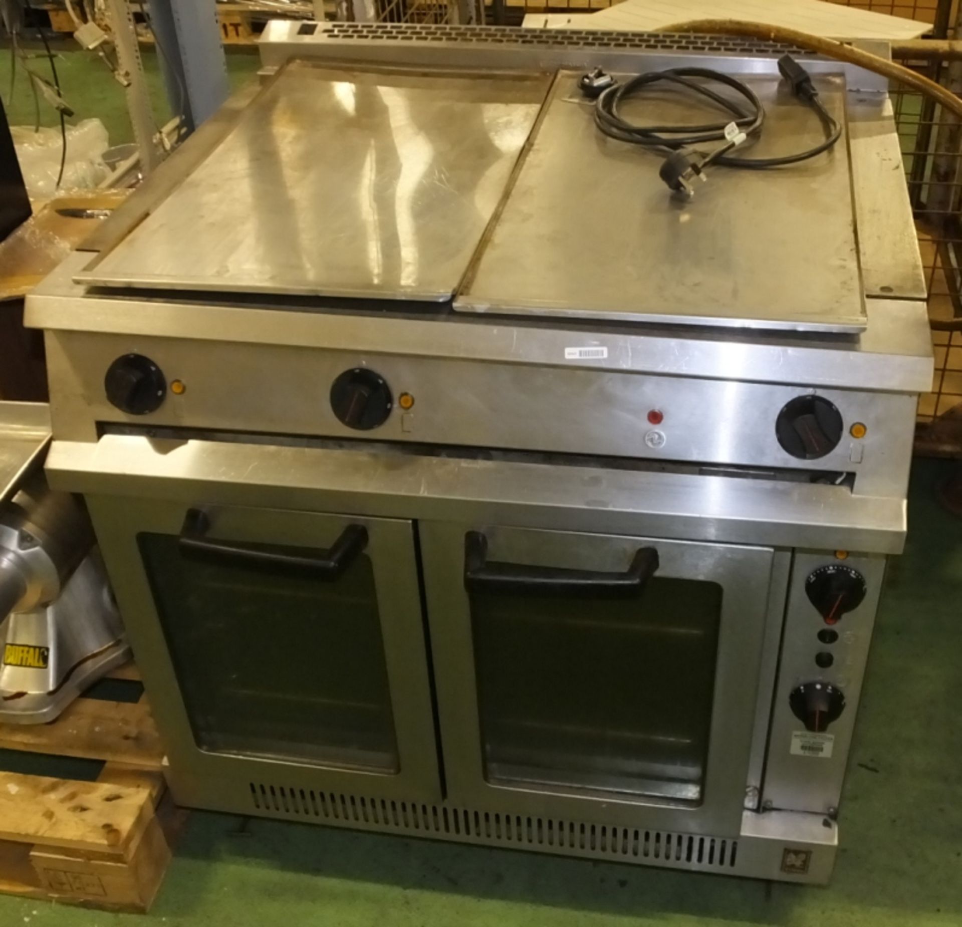 Falcon E21023HP solid top cooker with gas oven