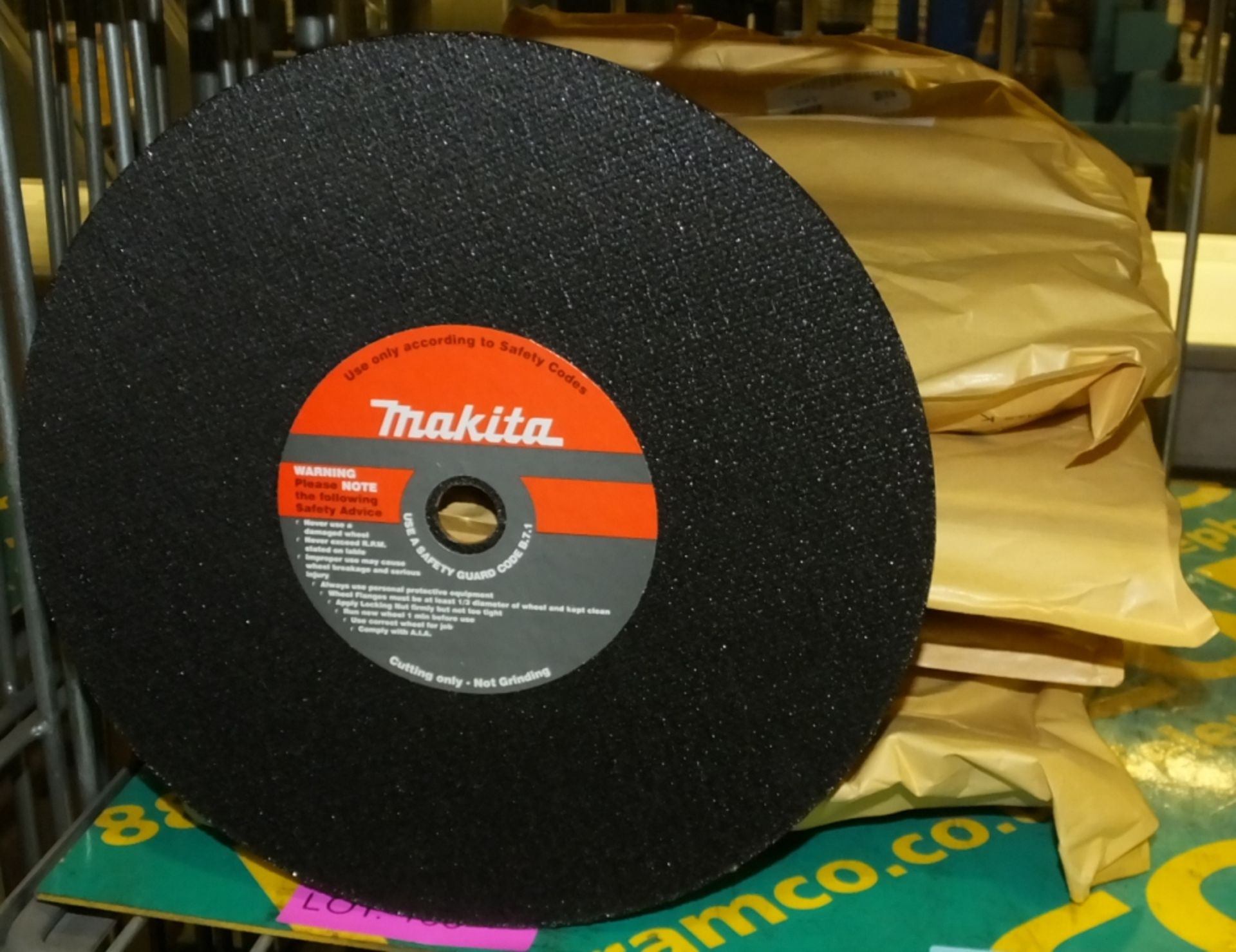 5x Packs of 10 Makita Cutting discs - stone