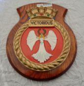 Hand Painted Victorious Plaque by GK Beaulah.