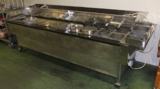 Hot Servery Bain Marie with Gastrnorm Pans