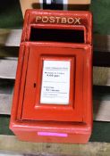 Red Post Box 440mm high.